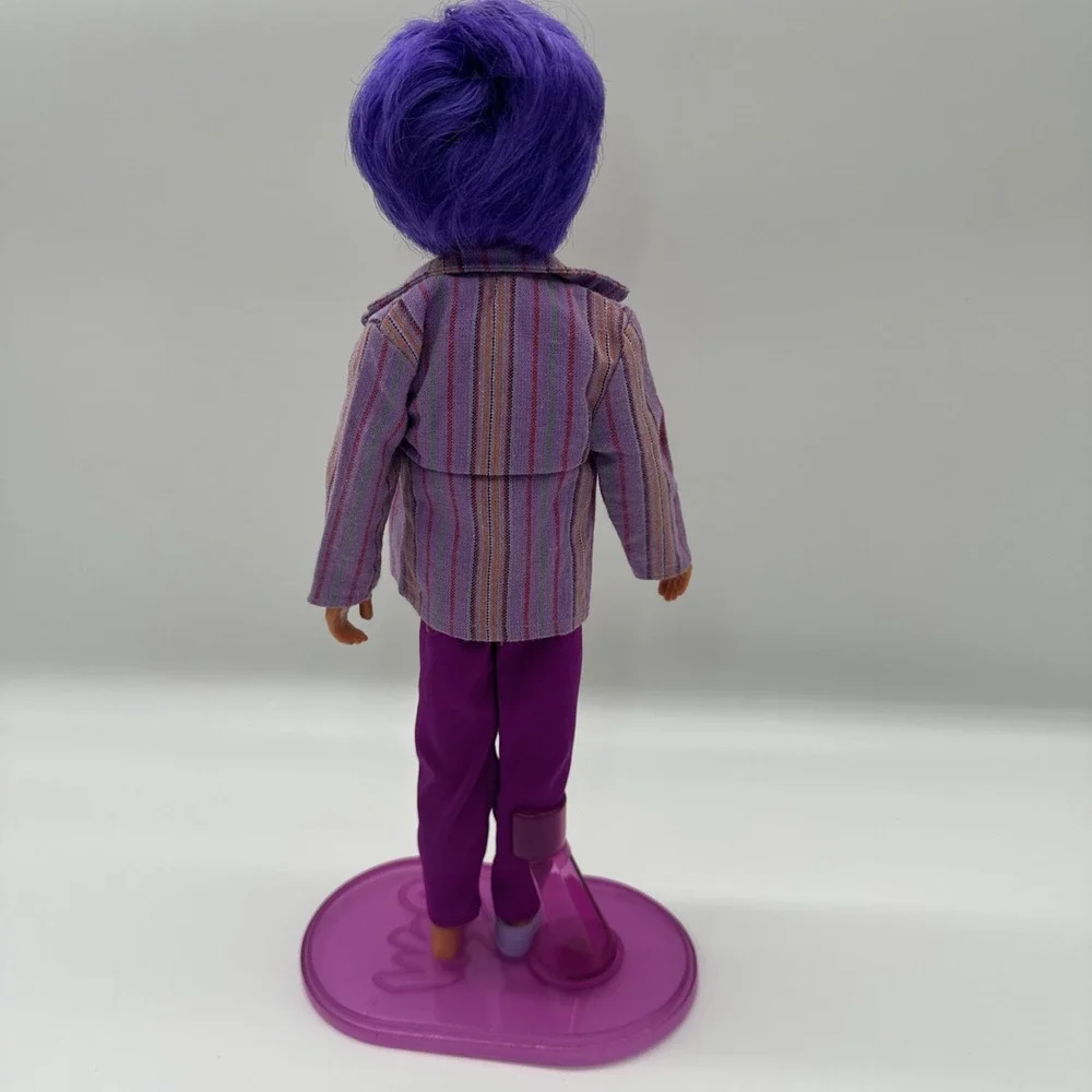 Vintage Jem and The Holograms Rio Doll Hasbro 1986 Purple Hair with Outfit